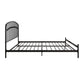 DHP Narla Metal Platform Bed Frame, King, Black - Black - King