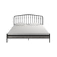 DHP Narla Metal Platform Bed Frame, King, Black - Black - King