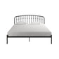 DHP Narla Metal Platform Bed Frame, King, Black - Black - King