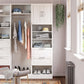 Elba 2 Door 2 Drawer Modular Closest Unit - Ivory Oak