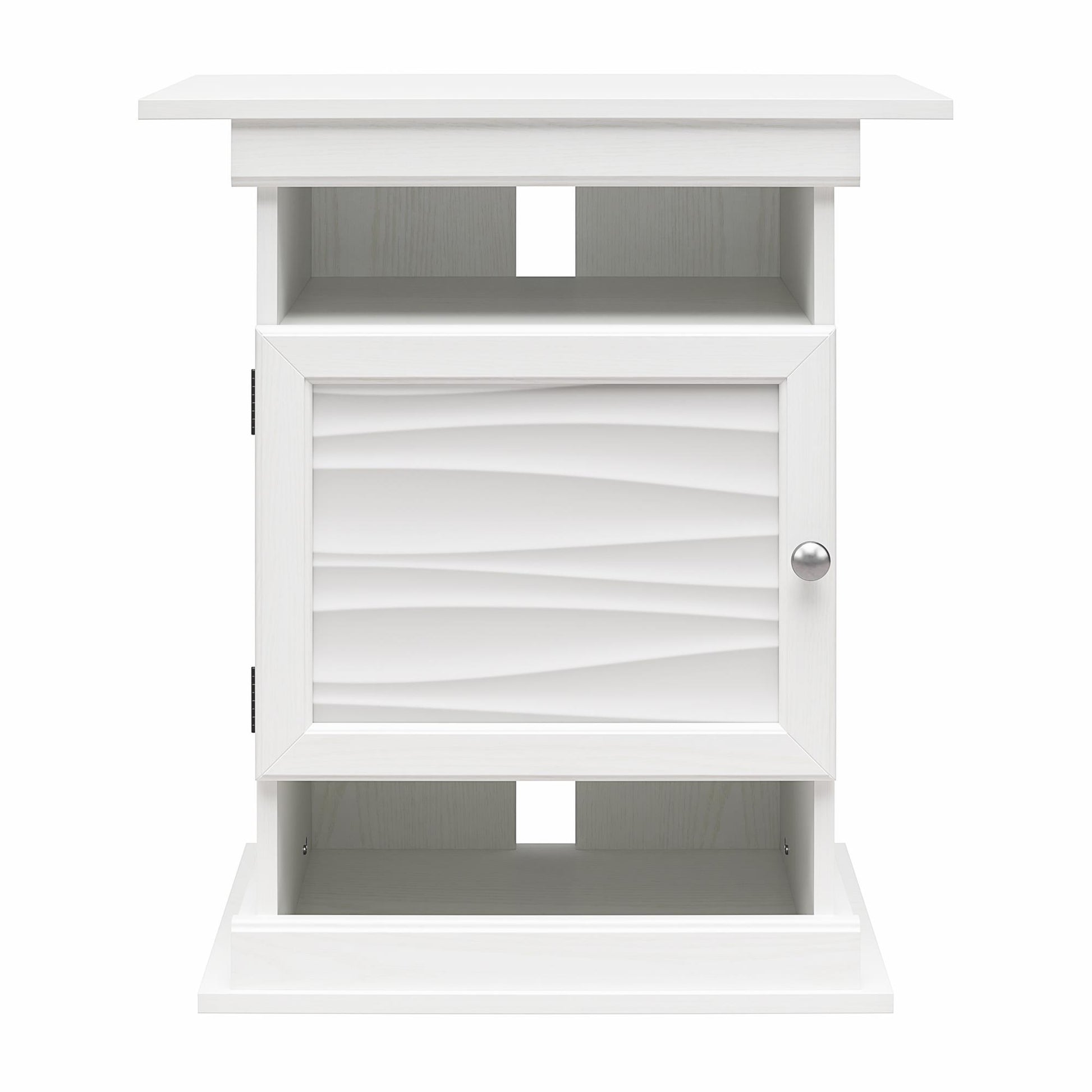 Flipper™ 10/20 Gallon Aquarium Stand - Ivory Oak Faux Wave