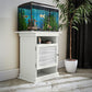 Flipper™ 10/20 Gallon Aquarium Stand - Ivory Oak Faux Wave