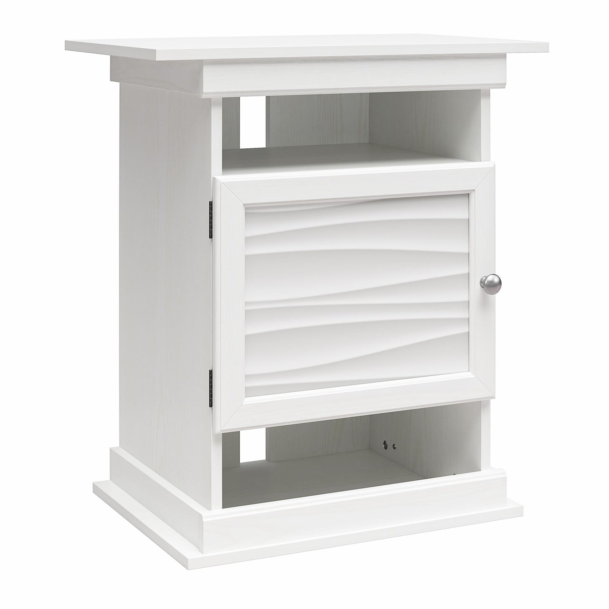 Flipper™ 10/20 Gallon Aquarium Stand - Ivory Oak Faux Wave