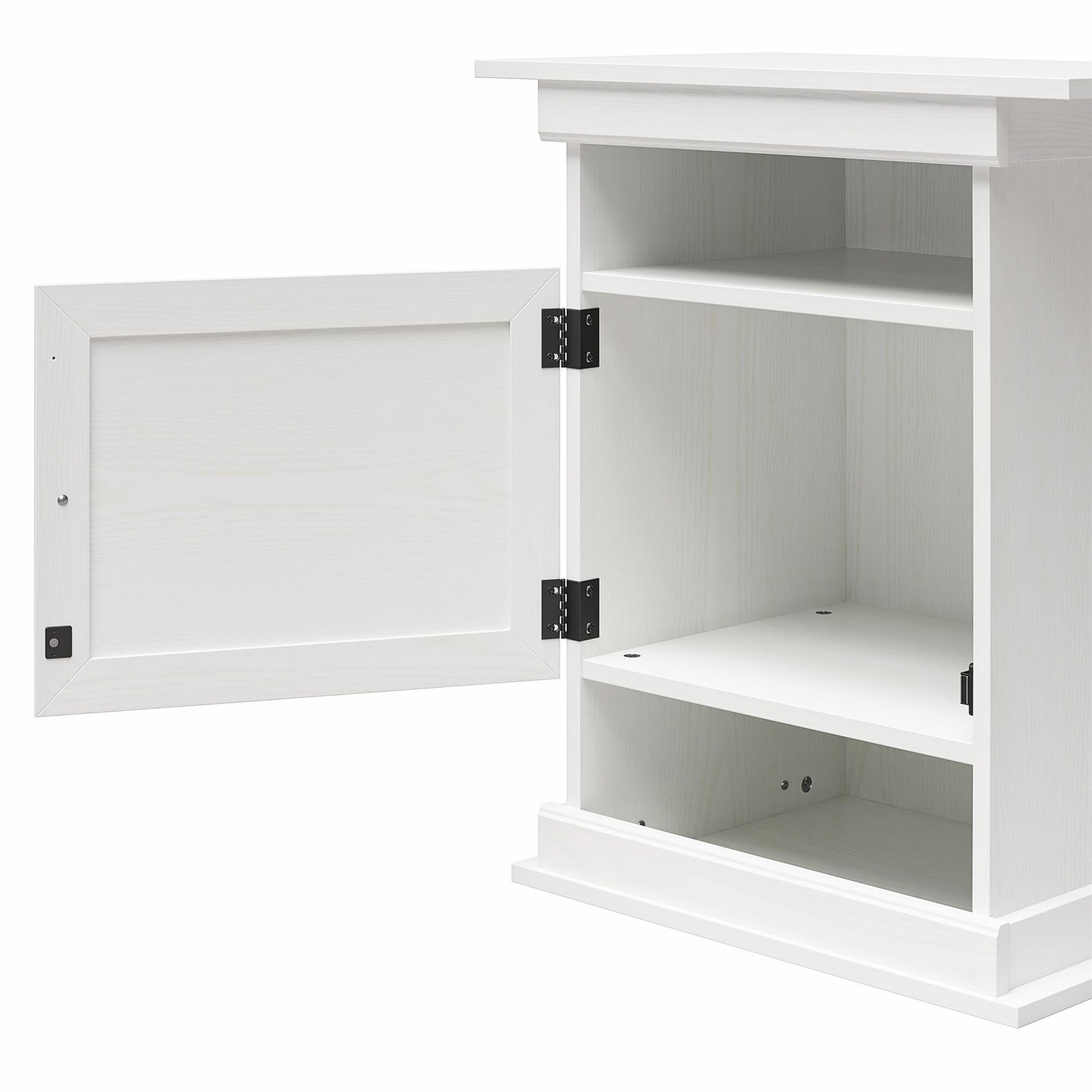 Flipper™ 10/20 Gallon Aquarium Stand - Ivory Oak Faux Wave