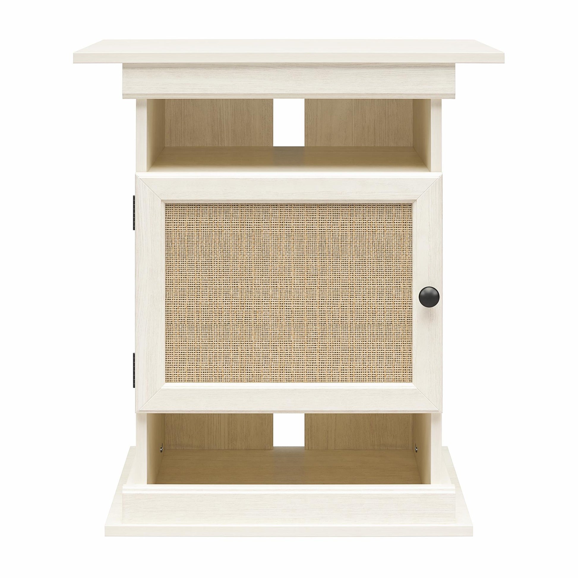 Flipper™ 10/20 Gallon Aquarium Stand - Ivory Oak Faux Rattan