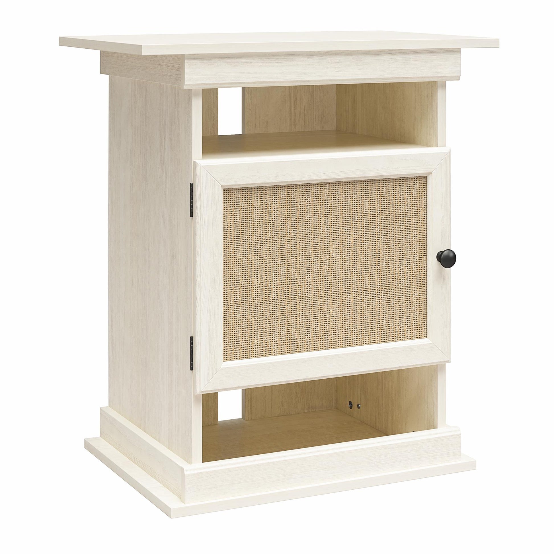 Flipper™ 10/20 Gallon Aquarium Stand - Ivory Oak Faux Rattan