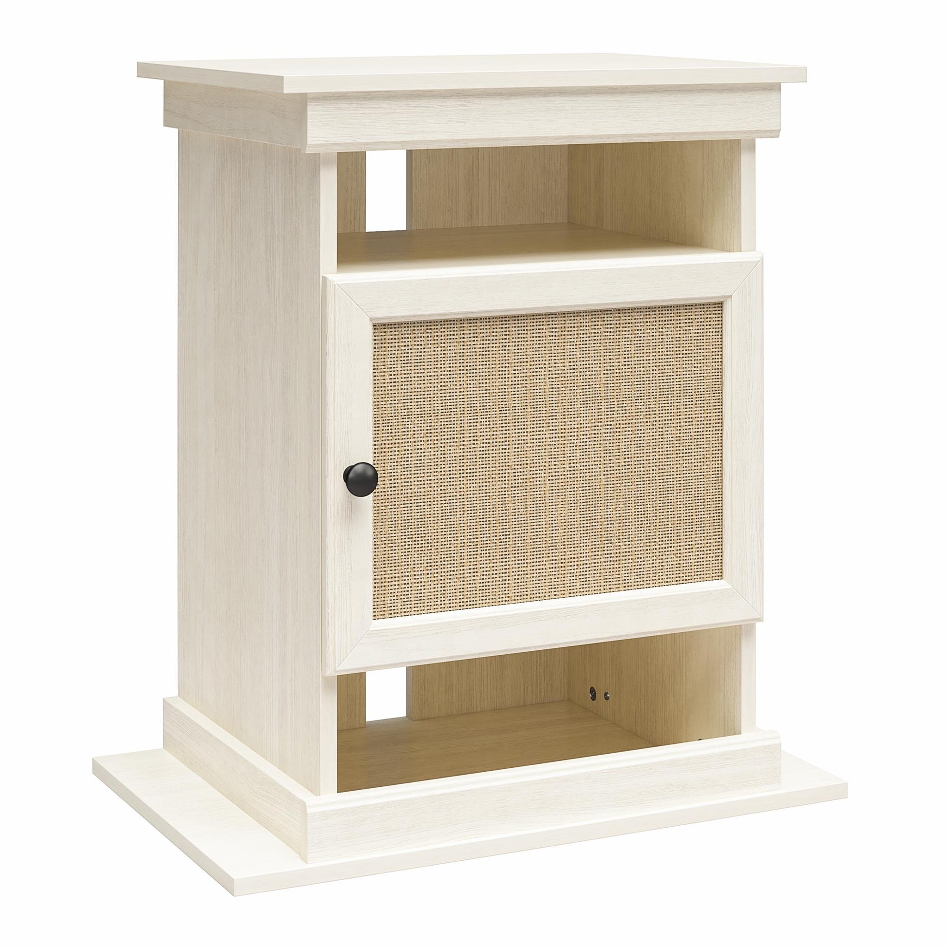 Flipper™ 10/20 Gallon Aquarium Stand - Ivory Oak Faux Rattan