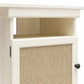 Flipper™ 10/20 Gallon Aquarium Stand - Ivory Oak Faux Rattan