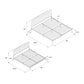 DHP Narla Metal Platform Bed Frame, King, Black - Black - King