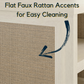 Flipper™ 10/20 Gallon Aquarium Stand - Ivory Oak Faux Rattan
