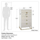 Kelly 5 Drawer Dresser - White