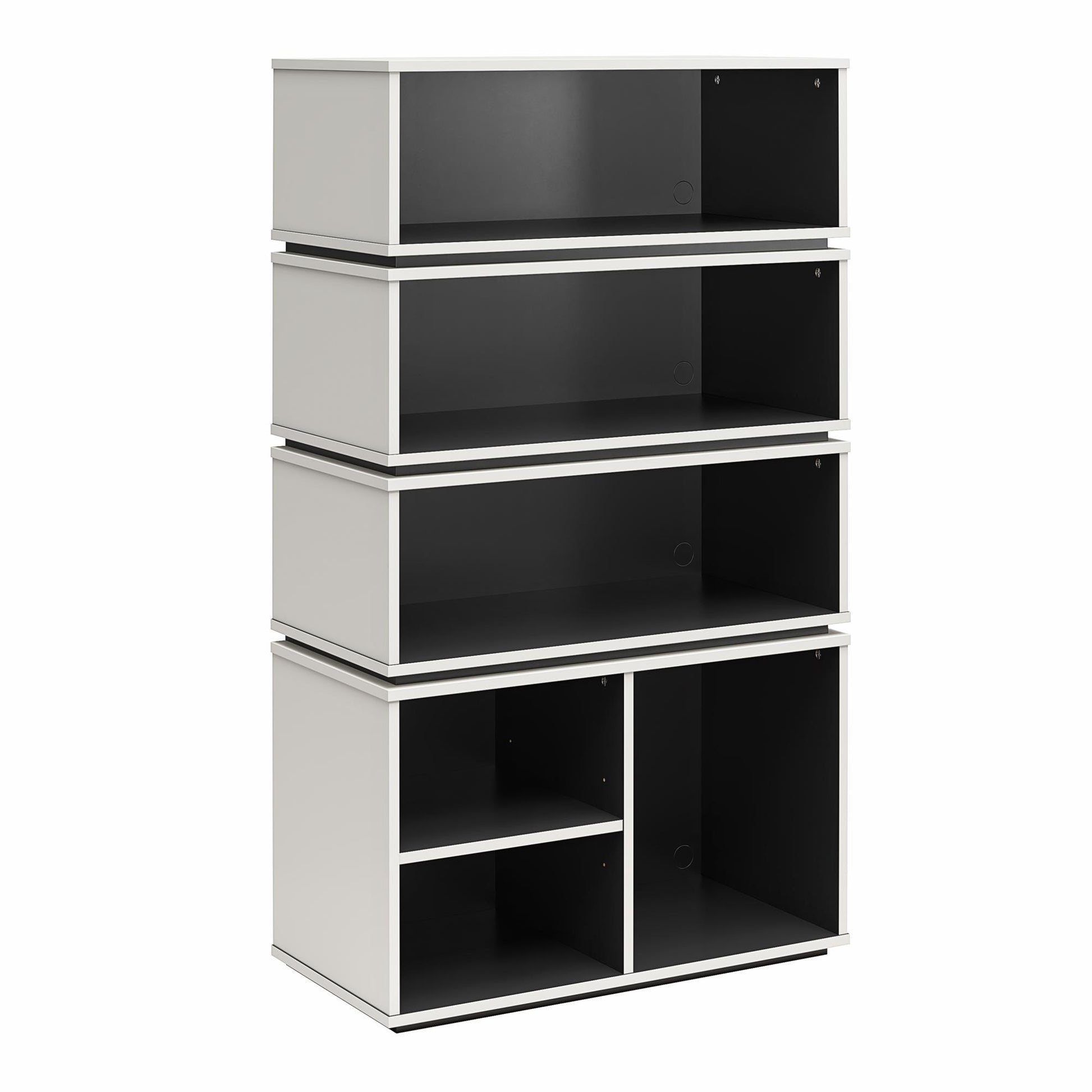 Shadow Gaming and Collectable Display Storage Bookcase - White