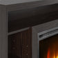 Alwick Mantel with Electric Fireplace - Espresso