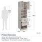 Elba 2 Door 2 Drawer Modular Closest Unit - Ivory Oak