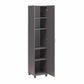 Kendall 16 Inch Multipurpose Storage Cabinet with 5 Shelves - Gray