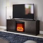 Bartow Electric Fireplace TV Stand - Espresso