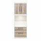 Single Side Cabinet Glass Shelf LED Lighting - Ironwood