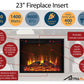 Mateo Fireplace Mantel with Open Shelf - Ivory Oak