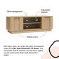 Greenwich TV Stand - Black Oak