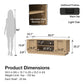 Greenwich TV Stand - Black Oak