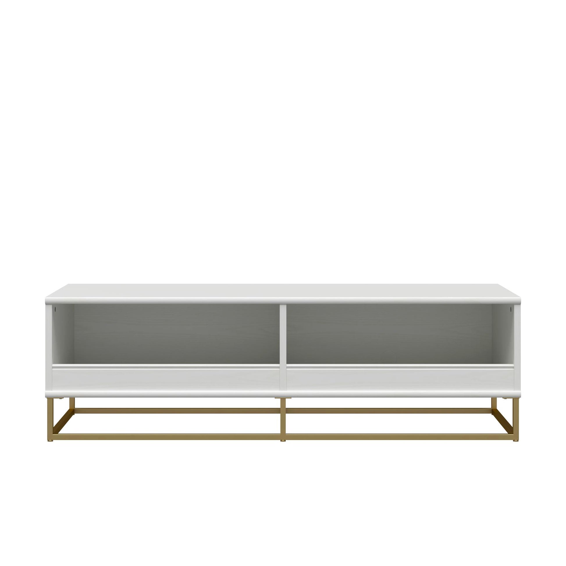 Charlie Kids TV Stand with Open Storage for TVs up to 60in - White