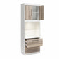 Single Side Cabinet Glass Shelf LED Lighting - Ironwood