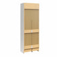 Single Side Cabinet Glass Shelf LED Lighting - Ironwood