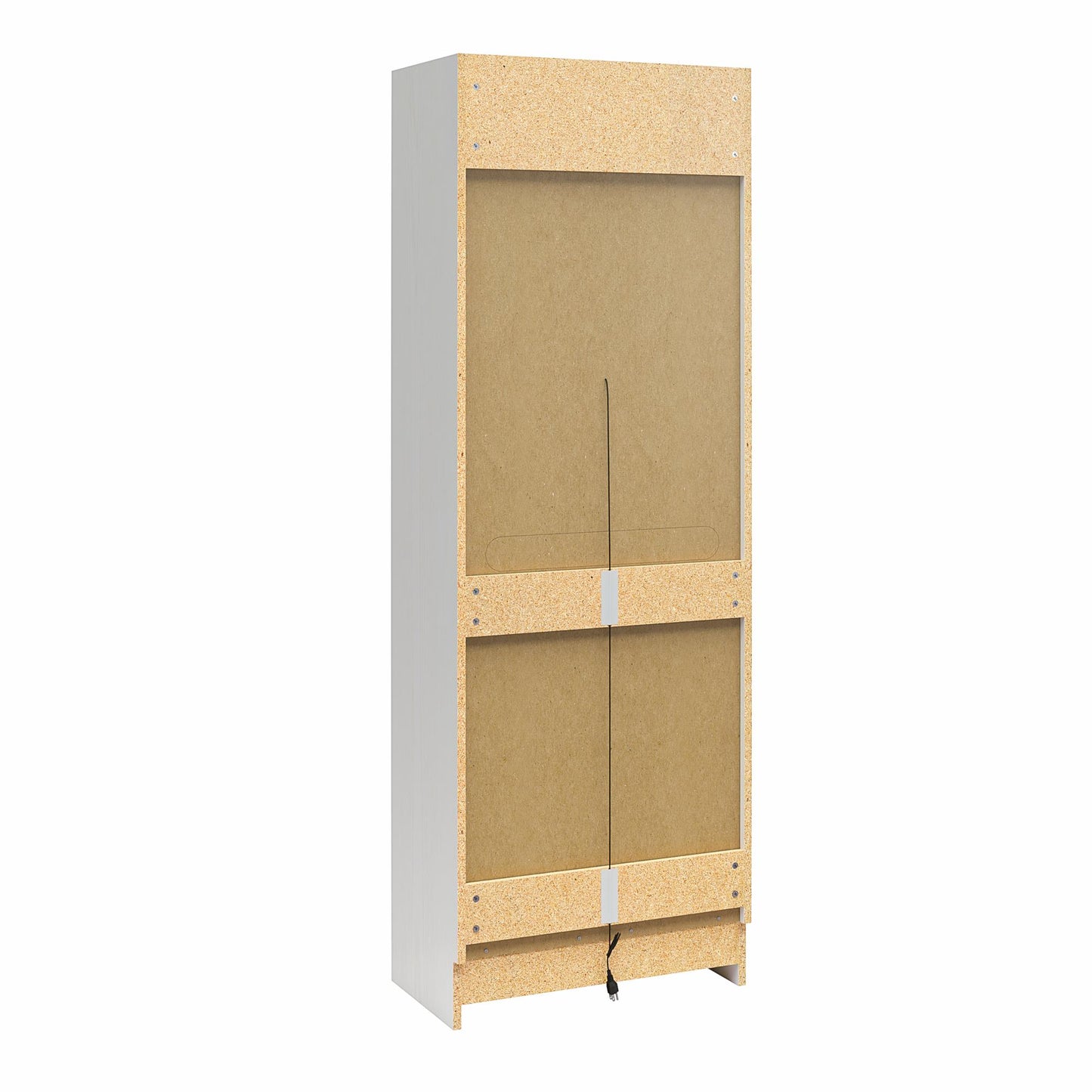 Single Side Cabinet Glass Shelf LED Lighting - Ironwood