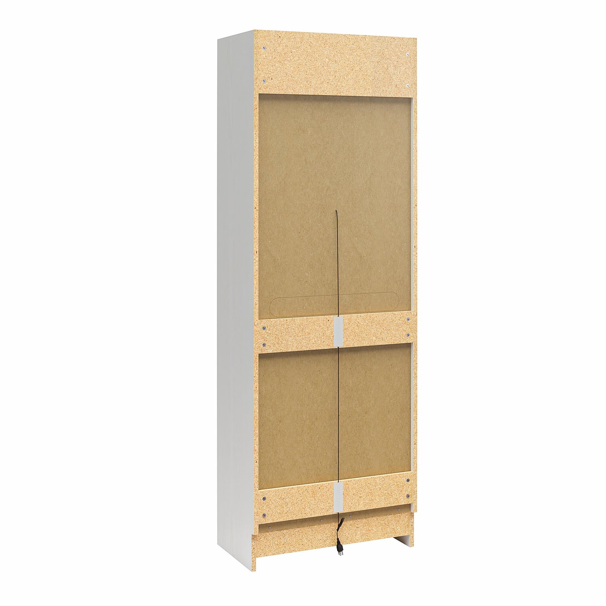 Single Side Cabinet Glass Shelf LED Lighting - Ironwood