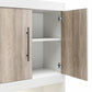 Single Side Cabinet Glass Shelf LED Lighting - Ironwood