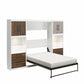 Single Side Cabinet Glass Shelf LED Lighting - Columbia Walnut