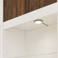 Single Side Cabinet Glass Shelf LED Lighting - Columbia Walnut
