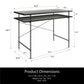 Ameriwood Home Lakeland Computer Desk, Black Oak - Black Oak