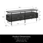 Ameriwood Home Lakeland TV Stand for TVs up to 60", Black Oak - Black Oak