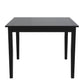 Redmond 5 Piece Traditional Dining Set with Table and 4 Chairs - Black / Beige