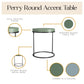 Perry Round Accent Table - Sage