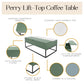Perry Lift-Top Coffee Table - Sage
