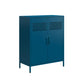 Annie Retro Short 2 Door Cabinet - Moroccan Blue