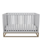 Haven 3 in 1 Metal Base Crib - Dove Gray