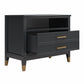 Westerleigh Wide Nightstand - Black
