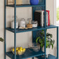 Annie Retro Bookcase - Moroccan Blue