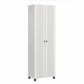 Kendall Fluted 24 In Wide 2 Door Storage Cabinet - White