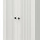 Kendall Fluted 24 In Wide 2 Door Storage Cabinet - White
