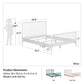 Rowan Valley Linden Kids’ Full Size Bed with Wood Spindles - Teal - Full