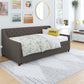 Her Majesty Daybed and Trundle - Grey Linen - Twin