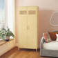 Annie Retro Tall 2 Door Cabinet - Parchment