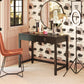Her Majesty 2 Drawer Writing Desk, Black - Black
