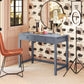 Her Majesty 2 Drawer Writing Desk, Blue - Blue