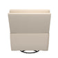 Rylan Upholstered Swivel Glider Recliner Chair with Square Back - Beige