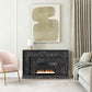 Liberty Mantel Fireplace - Black Marble